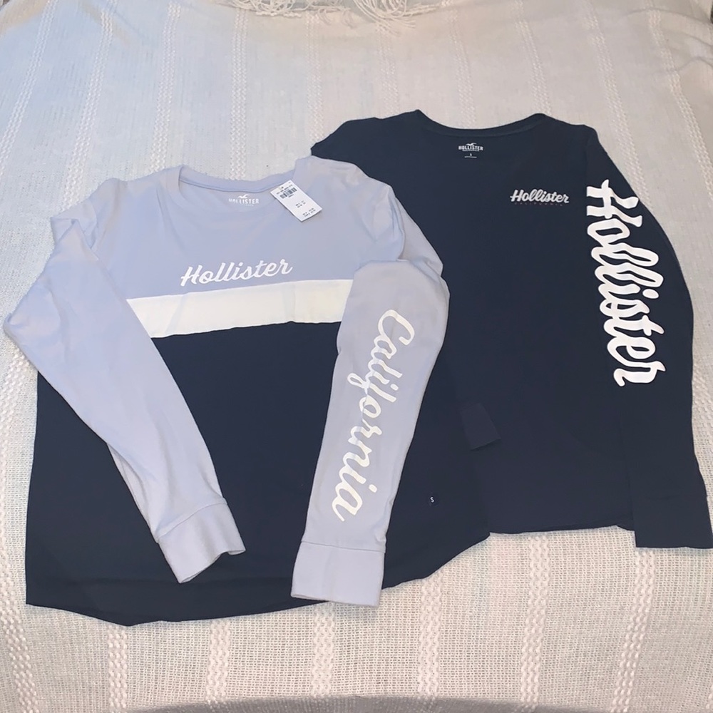 Two Hollister Long Sleeve Shirts